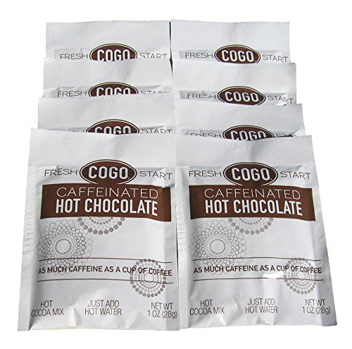 COGO Caffeinated Hot Chocolate-8 Envelope Trial Size